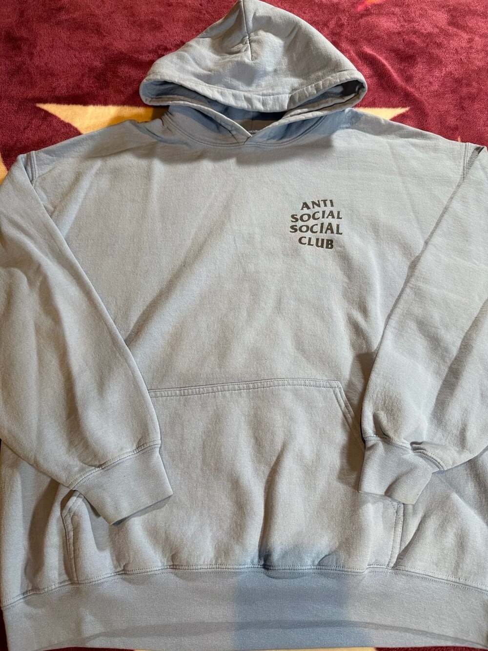 Anti Social Social Club Light Blue Pullover Hoodie